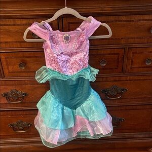 Pink and Green Kids Mermaid Costume